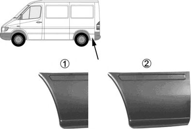 VAN WEZEL 3075143 -  Боковина